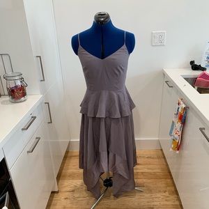 Grey Handkerchief Dress